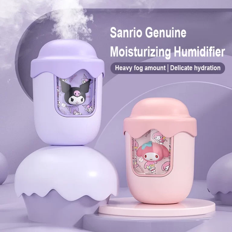 250ml Humidifie Air de bureau Cartoon Cute Kuromi Melody Pochacco Mini Pas de bruit Longue durée de vie de la batterie pour la voiture et humidificateur domestique – Image 3