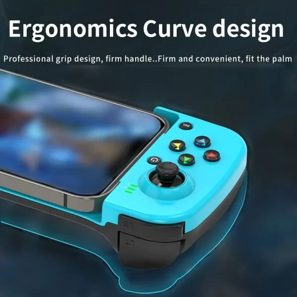 D3 contrôleur de jeu étirable sans fil Bluetooth 5.0 contrôleur de téléphone portable Gamepad pour Samsung Huawei Xiaomi Android IOS – Image 3