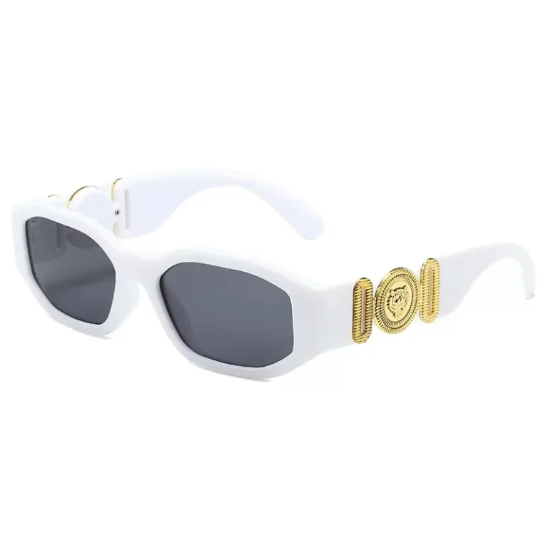 Nouvelles lunettes de soleil carrées irrégulières rétro pour femmes hommes concepteur de mode petit cadre lunettes de soleil tendance produit nuances UV400 – Image 3