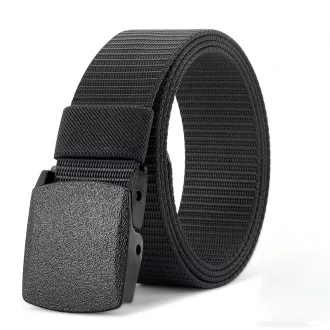 Ceinture en nylon boucle automatique extérieure tactique multifonctionnelle ceinture en toile légère ceinture non métallique confortable