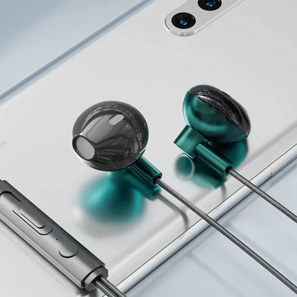 Type-C In-Ear Wired Karaoke Casques 3,5 mm Stereo Music Earbud Casques mains libres avec Mic – Image 6