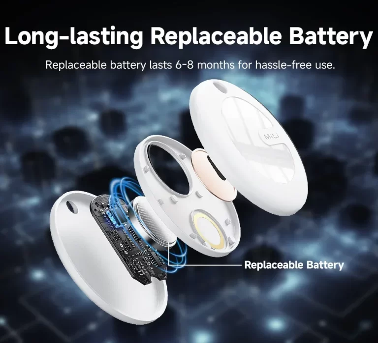 MiLi Smart Tracker Mitag Bluetooth Localisateur Appareil anti-perte Clés mobiles Animaux de compagnie Les enfants plus âgés Finder Travailler avec Android Trouver mon – Image 7