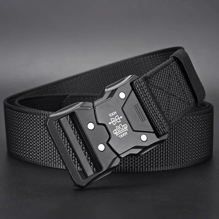 Ceinture tactique - boucle automatique durable, parfaite pour les aventures en plein air, accessoires unisex pour hommes et femmes – Image 7