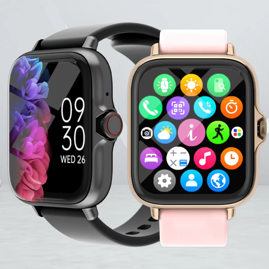 1.83 ''' Waterproof Smart Watch avec Message Answer Call Surveillance du sommeil Sportif Pedomètre Informations Alertes Pour iPhone Android