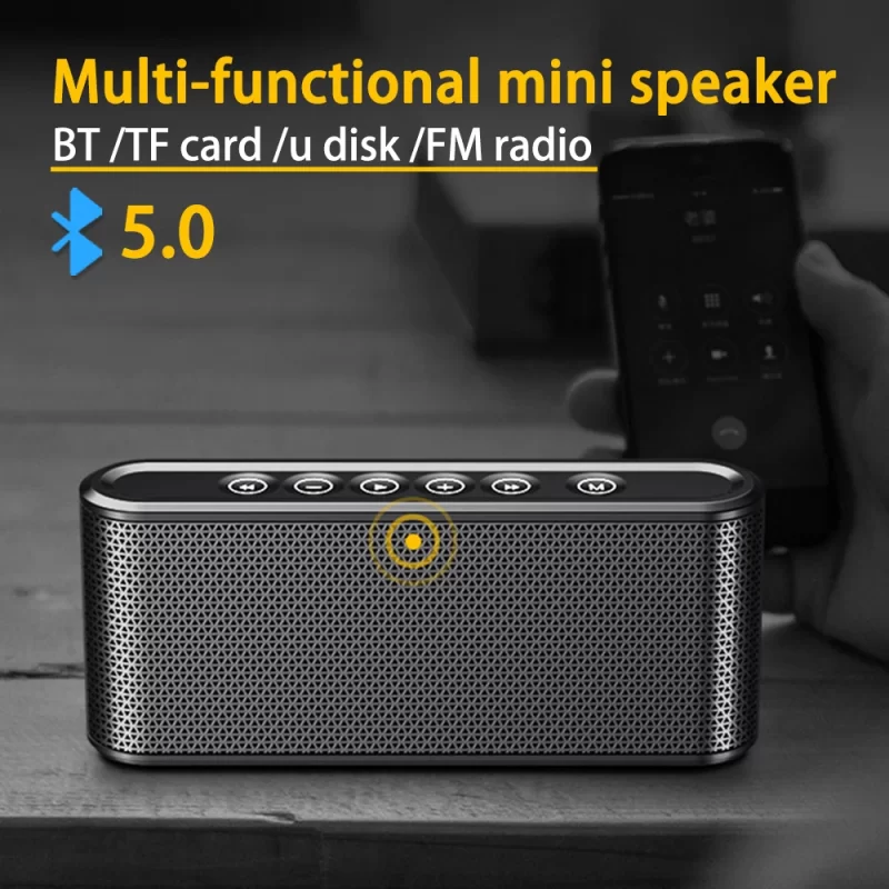 X6 8000mAh Battery Bluetooth-compatible V4 2 EDR Speaker Wireless TF Card USB Disk Subwoofer Mobile Power Bluetooth Speaker – Image 3