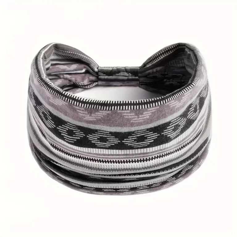 1 pcs femmes européennes américaines style bohème écharpe élastique à la mode respirant coton large bord accessoires cheveux – Image 5