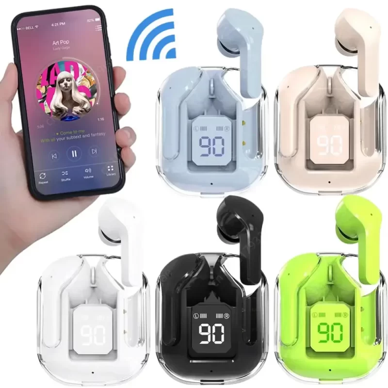 T2 écouteurs Bluetooth TWS Sports casque extérieur casque sans fil écouteurs pour téléphone intelligent Xiaomi Samsung Jeux Musique – Image 3