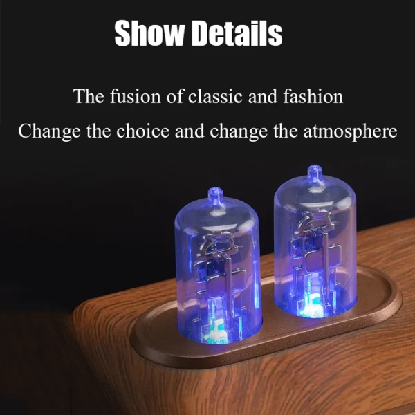 Retro Wood Radio Wireless Bluetooth Speaker Subwoofer Music Player with LED Light Support Handsfree TF Card U Disk AUX Play – Image 7