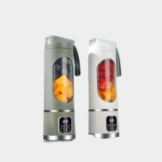 10 lames extracteur de fruits portable 450ml Capacité 3 engrenages USB mélangeur rechargeable concasseur à glace pour shakes et smoothies jus de tasse