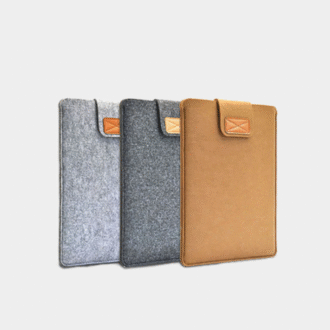 Feutre Manche Slim Tablette Case Cover Bag pour MacBooks Air Pro 11 13 15 pouces Sac de stockage de tablette couleur solide