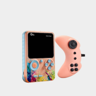 Console de jeux vidéo G5S 2.4 pouces Mini Portable Retro TV Lecteur de jeu portable intégré 500 jeux AV Sortie Support 2 joueurs