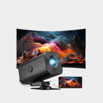 Projecteur maison HD 1080P, projecteur 3D portable, écran de téléphone portable sans fil / câblé, WiFi, HDMI + USB + interface audio