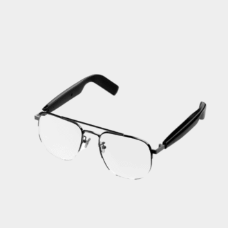 Lunettes de soleil de mode SG15 Lunettes intelligentes Bluetooth 5.4 Lunettes anti-lumière bleue avec lecture de musique et réponse au téléphone
