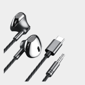 Type-C In-Ear Wired Karaoke Casques 3,5 mm Stereo Music Earbud Casques mains libres avec Mic