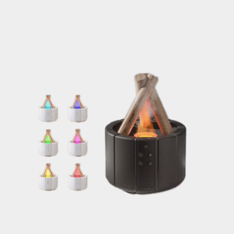 NOUVEAU Feu de camp simulé machine d'aromathérapie humidificateur d'air atomisateur ultrasonique diffuseur d'huile essentielle avec télécommande 2024