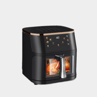 9L Digital Display Air Fryer Toaster Oven Combo with 6 Cooking Presets Oilless Cooker,Visible Window,Dishwasher Safe Basket