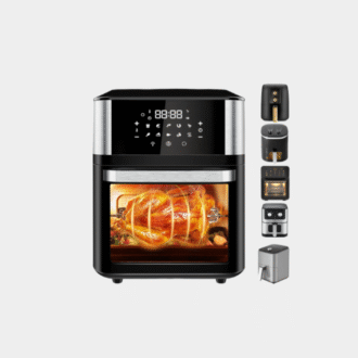 4 / 5 / 6 / 7 / 10 / 12L Cuisine automatique sans huile Cuisine domestique à 360 ° Cuisson à convection Cuiseuse à profondeur sans huile