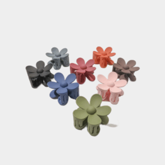39 Styles Mat Jelly Flower Hair Claw Clips Non-Slip Hair Jaw Clamp pour femmes Femmes Accessories de cheveux de mode Femmes Bath Barrette Clip