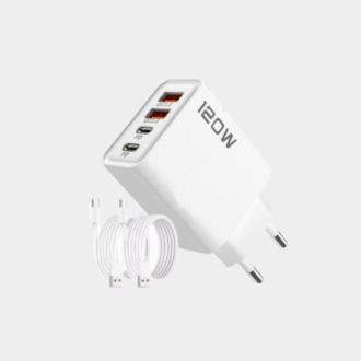 120W 4 Ports USB Type C Chargeur Cable de données de charge rapide Adaptateur de chargeur de téléphone USB pour Samsung IPhone Xiaomi Huawei Chargeur mural
