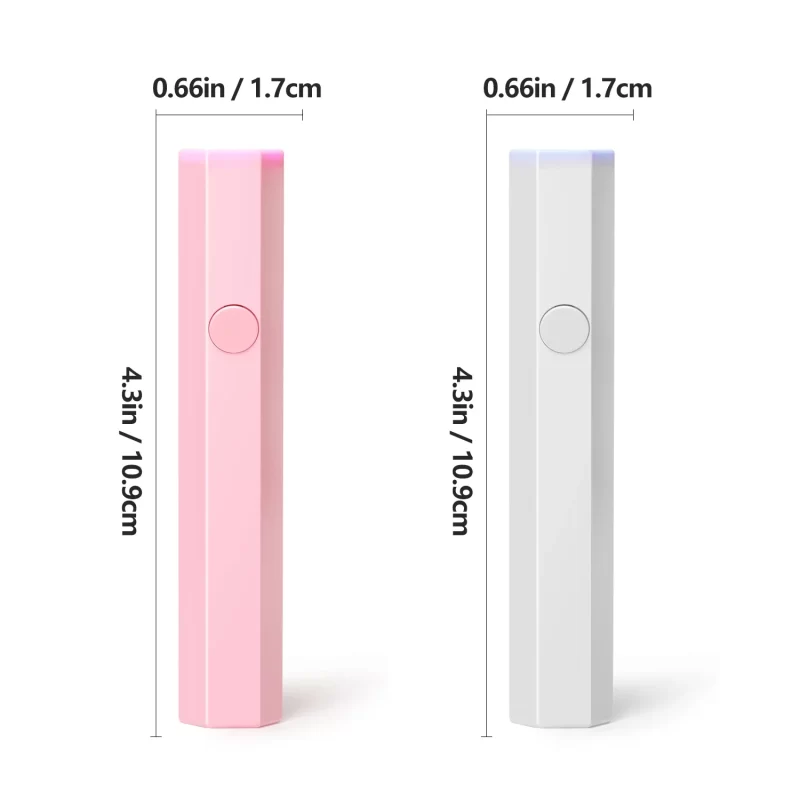 Portable Handheld Mini Nail Lamp For All Gel Polish Quick Dry USB Nail Dryer Machine UV LED Nail Lamp Mini Flashlight Pen – Image 8