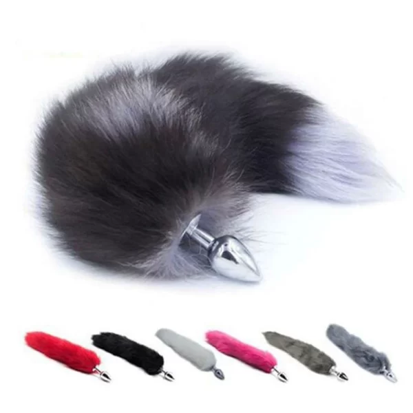 Plug Anal queue de renard Sexy, jouet Anal pour femmes, produit sexuel pour adultes, bouchons Anal pour hommes, Plug Anal en acier inoxydable, jouets sexuels Cosplay pour Couple – Image 2