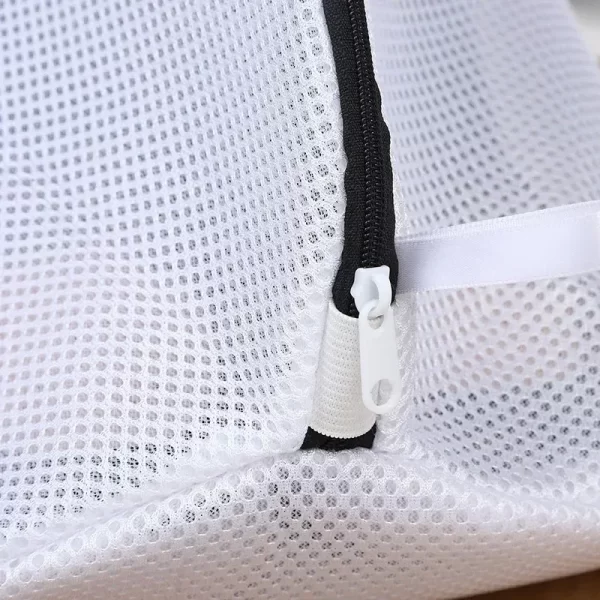 Sacs de blanchisserie Mesh Machine à laver Sacs de chaussures avec fermetures éclairantes Voyage Sacs de stockage de chaussures Boîte de stockage de vêtements de protection Sacs d'organisateur – Image 6