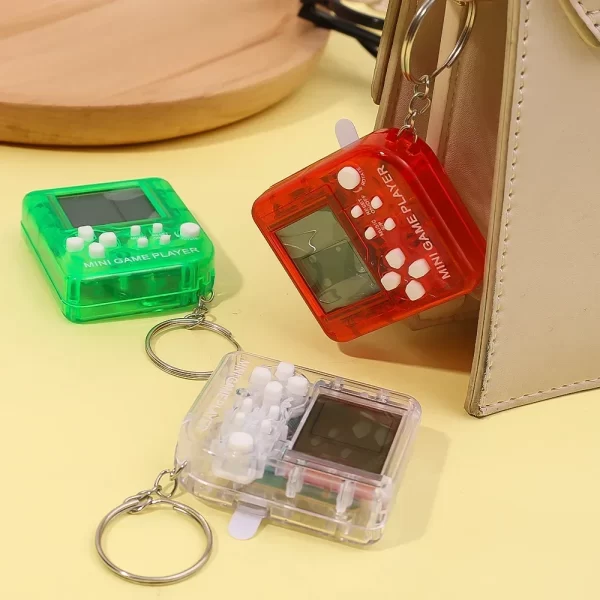 Mini jeu de construction portable pour enfants, jeux électroniques classiques plus tard, jeu de console tenu dans la main, jeu de puzzle pour enfants, jouets pour joueurs, cadeau – Image 5