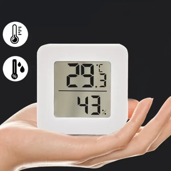 Xiaomi 1/4 pièces Mini LCD thermomètre numérique hygromètre intérieur température ambiante humidité mètre capteur jauge Station météo ensemble – Image 7