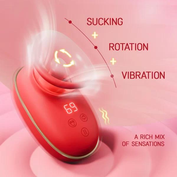 Vibromasseur clitoridien sucer et lécher la langue, jouet sexuel pour femmes, stimulateur de mamelon et de vagin, orgasme, chatte, pipe, Masturbation féminine – Image 5
