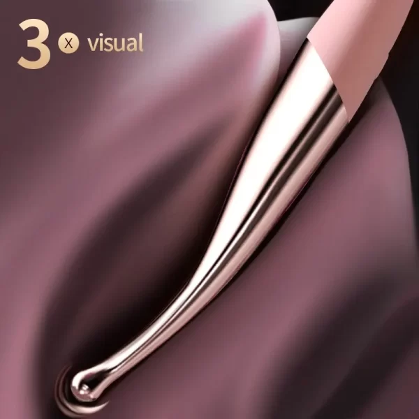 Vibromasseur magnétique pour point G, utilisé pour l'amincissement des haricots au miel féminin, vibration ultrasonique multi-morte, charge féminine, V – Image 3