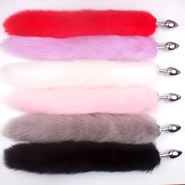 Plug Anal queue de renard Sexy, jouet Anal pour femmes, produit sexuel pour adultes, bouchons Anal pour hommes, Plug Anal en acier inoxydable, jouets sexuels Cosplay pour Couple – Image 3