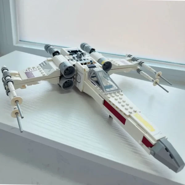 Blocs de construction de chasseur x-wing, programme spatial MOC75301, briques, cadeaux de fête de Festival pour enfants, 490 pièces – Image 4