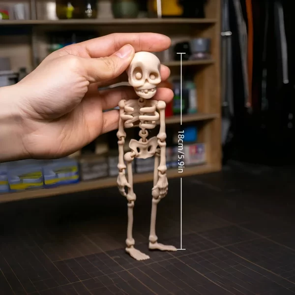 Aimant magnétique pour réfrigérateur, crâne posable, cadeau d'halloween amusant, décoration de cuisine et de salle à manger de pâques, accessoire pour la maison, décor original, 1 pièce – Image 2
