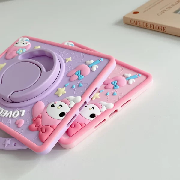 Pour Samsung Galaxy Tab A9 Plus A8 10.5 X200 X205 X207 S6 lite 10.4 A7 lite T220 T500 11 Couverture Cartoon Melody Silicone Soft Case – Image 7