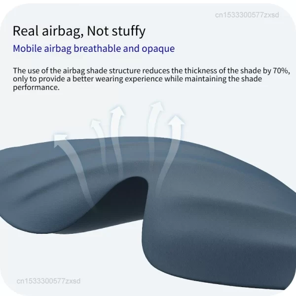 Xiaomi Dreamlight 4S masque pour les yeux sommeil 3D stéréoscopique aide au sommeil pour hommes femmes adultes pour dormir blocage lumière voyage bandeau – Image 5