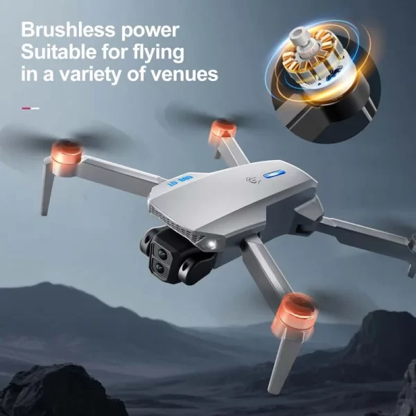 Nouveau Drone E88GT télécommandé grand écran 8K double caméra positionnement du flux optique 2.4G RC quadrirotor Drone de décollage à un bouton – Image 5