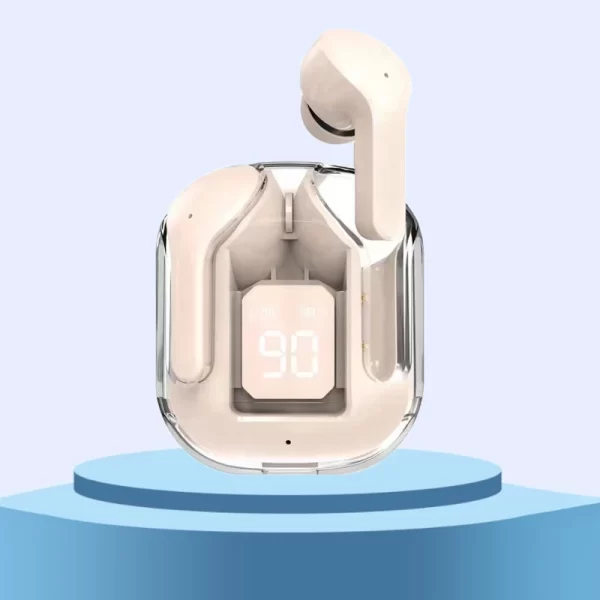 TWS écouteurs sans fil Transparent Bluetooth dans l'oreille casque ENC sport casque alimentation LED affichage numérique stéréo son écouteurs – Image 11