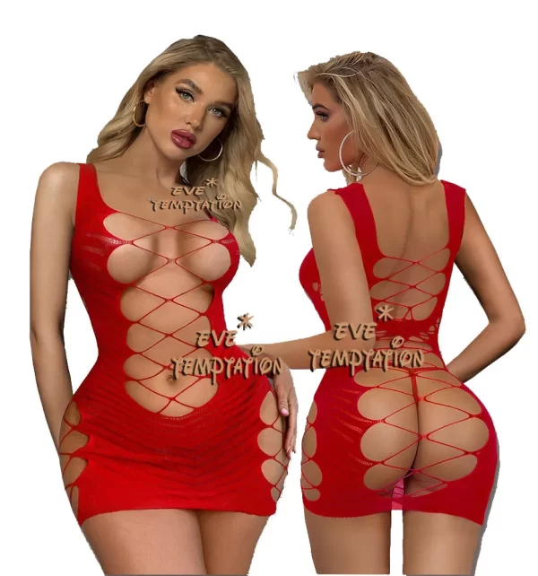Vêtements de Noël sous-vêtements Lingerie sexy Lady lenceria Chemises Meilleur vêtements de nuit exotique grande taille babydoll rouge costume sexy – Image 4