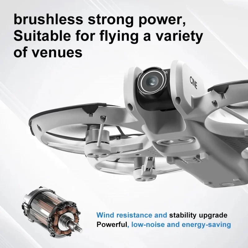 Xiaomi V666 Mini Drone 4K aérien professionnel 8k double caméra intelligente évitement d'obstacles sans brosse quadrirotor enfant RC jouet – Image 5