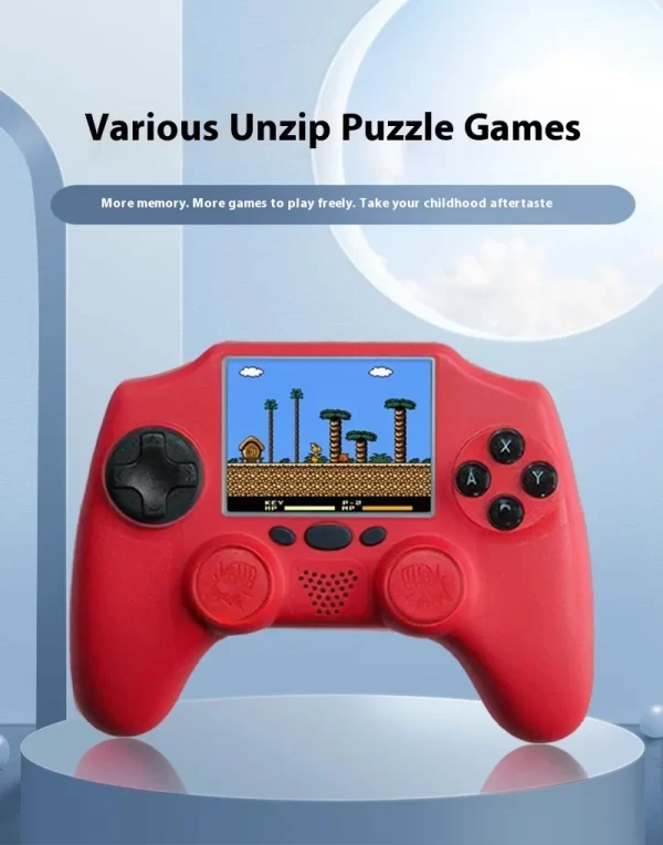 Console de jeu vidéo portable rétro H20, écran de 3.0 pouces, système 8 bits, 1000 jeux rétro intégrés, pour cadeaux de famille – Image 5
