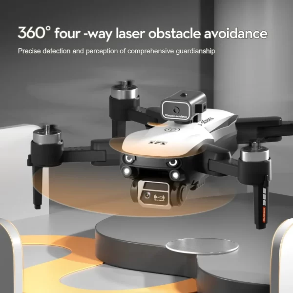 S2S Mini Drone 4k 8K HD caméra évitement d'obstacles photographie aérienne moteur sans brosse pliable Rc quadrirotor enfant jouet – Image 4