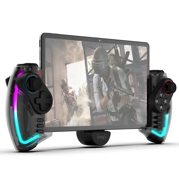 Ipega PG - 9777SH Bluetooth Gamepad pour Nintendo Switch Android iOS iPad PC avec joystick de vibration linéaire de lumière RGB – Image 7