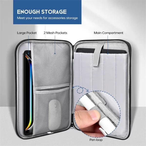Sac à poignée étanche et antichoc pour ordinateur portable, housse pour Macbook Air Pro 16 15 13 pouces M4 M3 M5 puce Mac Book, accessoires – Image 3
