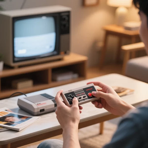 Consoles de jeux vidéo rétro 8 bits, Mini bâton de jeu Compatible HDMI, 620 jeux intégrés, double manette de jeu, joueurs classiques, loisirs – Image 6
