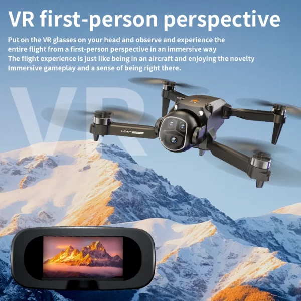 H21 RC Drone 2.4G 5G GPS professionnel 8K HD photographie aérienne avion télécommandé HD double caméra quadrirotor garçons jouets cadeaux – Image 4
