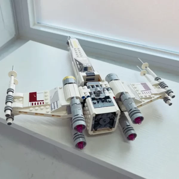Blocs de construction de chasseur x-wing, programme spatial MOC75301, briques, cadeaux de fête de Festival pour enfants, 490 pièces – Image 3