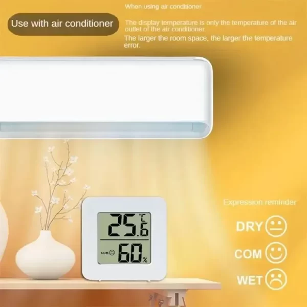 Xiaomi 1/4 pièces Mini LCD thermomètre numérique hygromètre intérieur température ambiante humidité mètre capteur jauge Station météo ensemble – Image 6