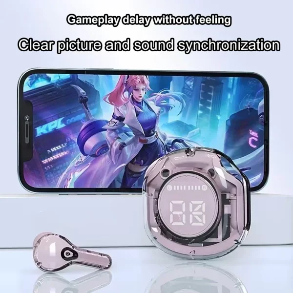T8 Casque Bluetooth sans fil Casques Bluetooth sans fil LED Power Digital Display Sound Stéréo Casques sans fil pour Xiaomi – Image 6