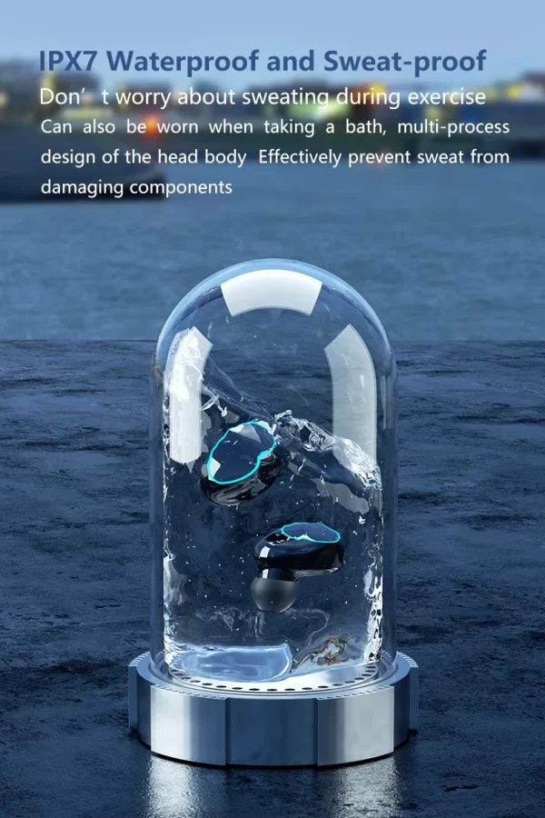 Casque Bluetooth M10 TWS avec boîtier de charge, écouteurs sans fil avec microphone, stéréo 9D, écouteurs de sport étanches, casque – Image 9