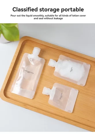 10Pcs 30 / 100 / 50ML épaissie voyage sous-emballage cosmétique lotion gel de douche shampooing nettoyant facial portable